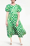 Jessie Zhao New York Women's Green Imagination Midi Dress In Green