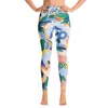 Jessie Zhao New York High Waist Yoga Leggings In Afternoon Garden