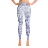 Jessie Zhao New York High Waist Yoga Leggings In Flower Drawing