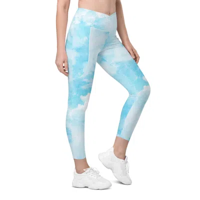 Jessie Zhao New York High Waist Yoga Leggings In Sky In Blue