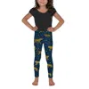 Jessie Zhao New York Kids Leggings In Leopards Land In Blue