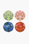 Jessie Zhao New York Leopards Forest Bone China Salad Plates, Set Of Four