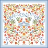 Jessie Zhao New York Porcelain Jardin Double Sided Silk Scarf In Blue