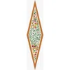 Jessie Zhao New York Silk Diamond Scarf Of Afternoon Garden In Gray