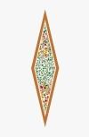 JESSIE ZHAO NEW YORK JESSIE ZHAO NEW YORK SILK DIAMOND SCARF OF AFTERNOON GARDEN