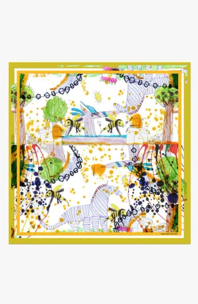 JESSIE ZHAO NEW YORK JESSIE ZHAO NEW YORK SILK SCARF OF WONDERFUL WORLD ONCE UPON A TIME