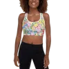 Jessie Zhao New York Sports Bra In Blooms