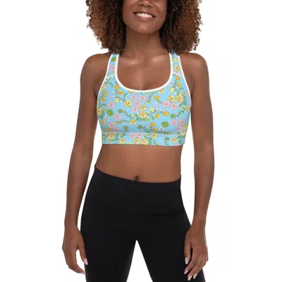 Jessie Zhao New York Sports Bra In Blue Garden