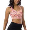 Jessie Zhao New York Sports Bra In Red Garden