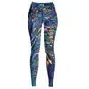 Jessie Zhao New York High Waist Yoga Leggings In Sprinkle Night In Black