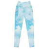 Jessie Zhao New York High Waist Yoga Leggings In Sky In Blue