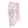 Jessie Zhao New York Women's Pink / Purple Beach Sarong Wrap – Pink Blossom