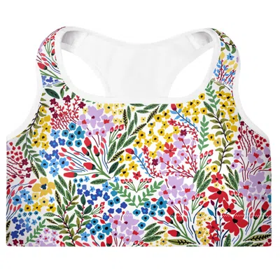 Jessie Zhao New York Women's Sports Bra In Blooms In Multi