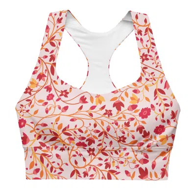 JESSIE ZHAO NEW YORK WOMEN'S SPORTS BRA IN RED GARDEN