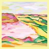 Jessie Zhao New York Women's Yellow Double Sided Silk Scarf Of The Harvest In Multi