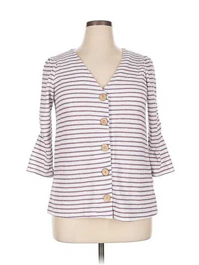 Pre-owned Jessy B Cardigan Sweater In Purple