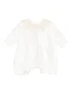 Jesurum Baby Gemma Lace-collar Romper In White