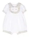 Jesurum Baby Ruffle-detail Linen Body In White