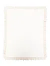 Jesurum Baby Ruffle-trim Blanket In White