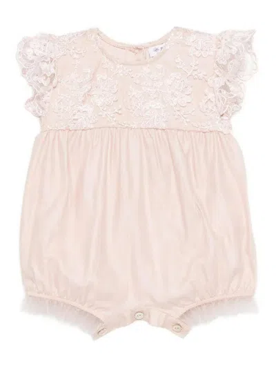 Jesurum Kids' Romper With Frills In Neutral