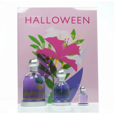 Jesus Del Pozo Halloween(w)(h / B)(li Free)3pc Set(3.4oz Edt Sp In White