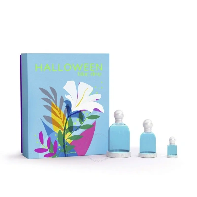Jesus Del Pozo Ladies Halloween Blue Drop Gift Set Fragrances 8431754008301 In Blue / Green / White