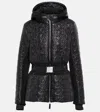 Jet Set Audrey Padded Ski Jacket In Black