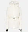 Jet Set Chamonix Belted Ski Jacket In White