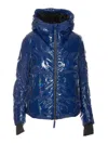Jet Set Rosalia Quilted Ski Jacket In Blue