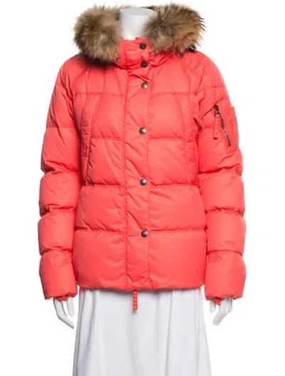 Pre-owned Jet Set Down Jacket In Orange
