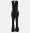 Jet Set Gala Colorblock Ski Suit In Black