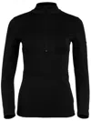 Jet Set Ginger Halfzip Base Layer Dualtime In Black