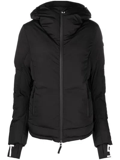 Jet Set Joanna Padded Ski Jacket In Schwarz