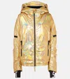 Jet Set Joanna Ski Jacket In Gold