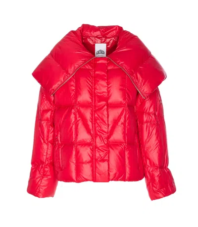 Jet Set Lella City Down Jacket In Red