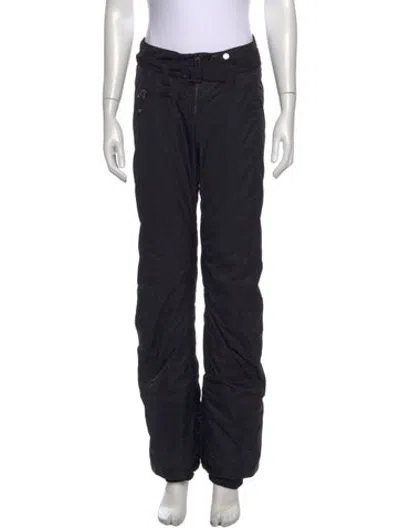 Pre-owned Jet Set Nylon Ski Pants In Black