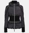 Jet Set Raffaella Leopard-print Ski Jacket In Black Leo
