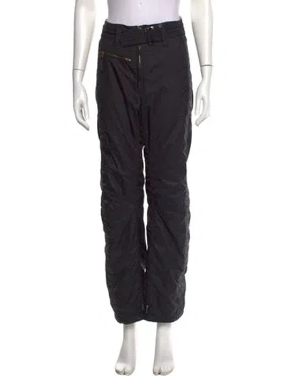 Pre-owned Jet Set Straight Leg Pants In Black