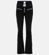 Jet Set Tiby Star Flared Ski Pants In Schwarz