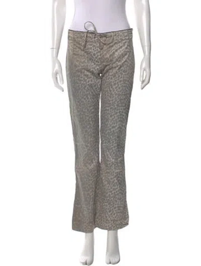 Pre-owned Jet Set Wide Leg Pants In Gray
