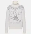 Jet Set Wool Turtleneck Sweater In White