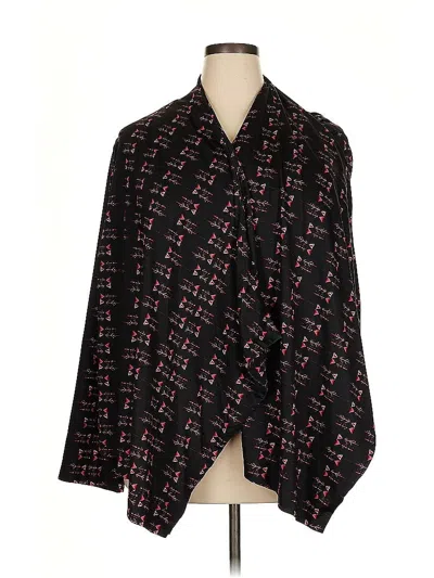 Pre-owned Jete Poncho In Black