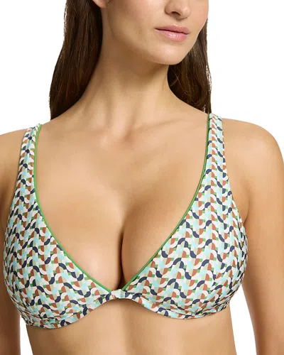 Jets Acacia Underwire Triangle Bikini Top In Multi