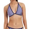 Jets Amoudi Soft Triangle Bikini Top In Sapphire In Blue