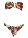 Jets Australia Dahlia Palm Bikini Top In Multi