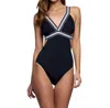 Jets By Jessika Allen Optima Banded Cut Out One Piece Swimsuit In Australia Optima In Multi