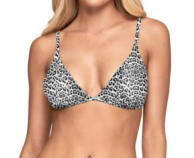 Jets By Jessika Allen Reversible Triangle Bikini Top In Femme Floral In Multi