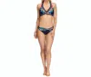 Jets Finesse Twist Bikini Bottom In Navy In Blue