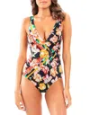 Jets Galleria D-dd Underwire One Piece In Ink In Blue