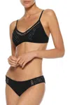 Jets Indulgence Gidget Top In Black In Black